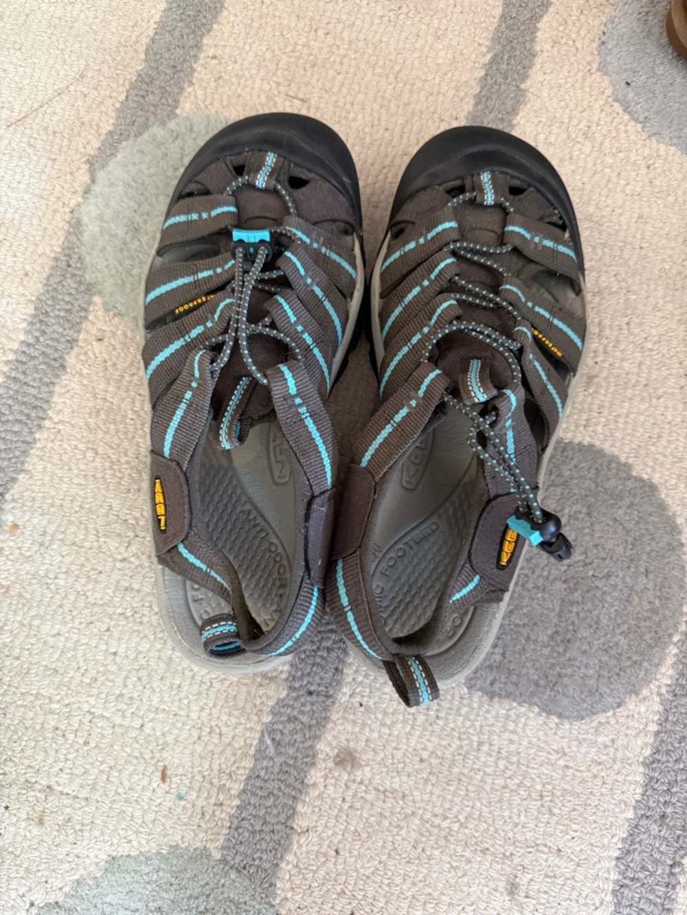 KEEN Gray & Teal Women's Sport Sandals sz.9